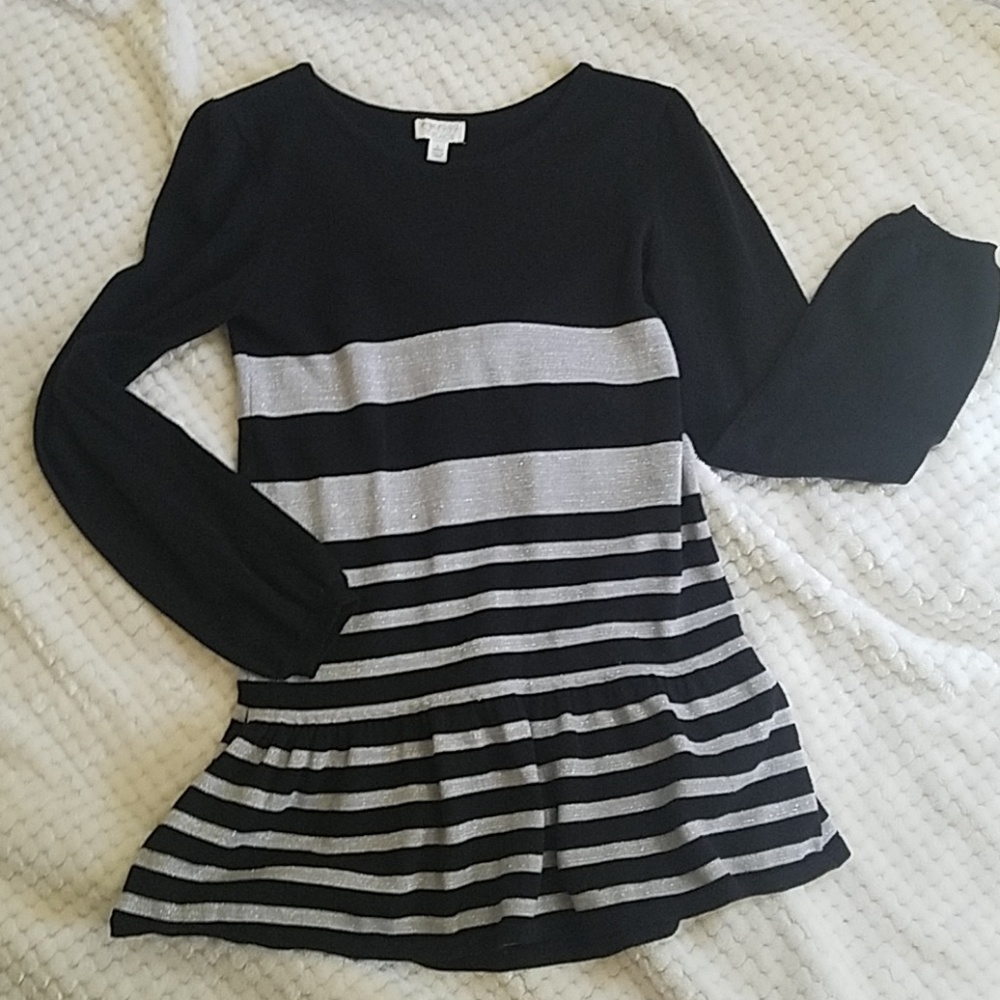 EUC Children's Place • Black & Gray Dress